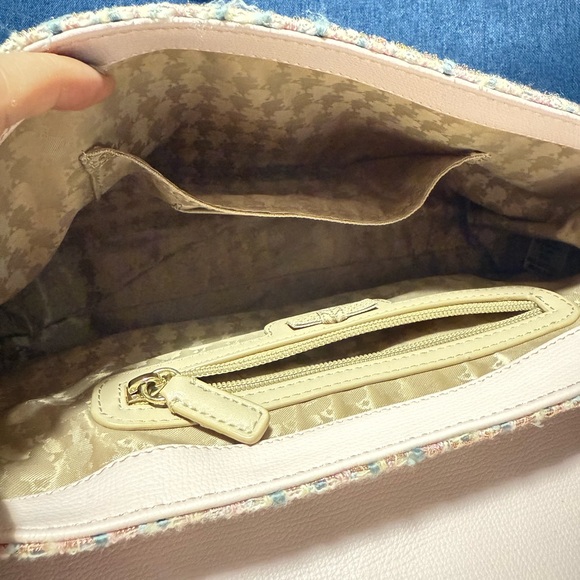 Karl Lagerfeld Cream Gold Quilted Shoulder Bag sling bag amazing bag - Picture 10 of 12